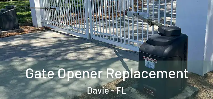 Gate Opener Replacement Davie - FL