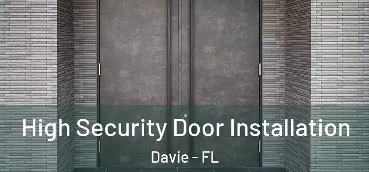 High Security Door Installation Davie - FL