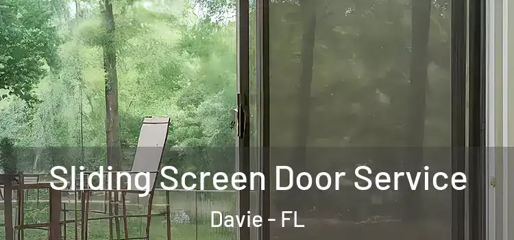 Sliding Screen Door Service Davie - FL